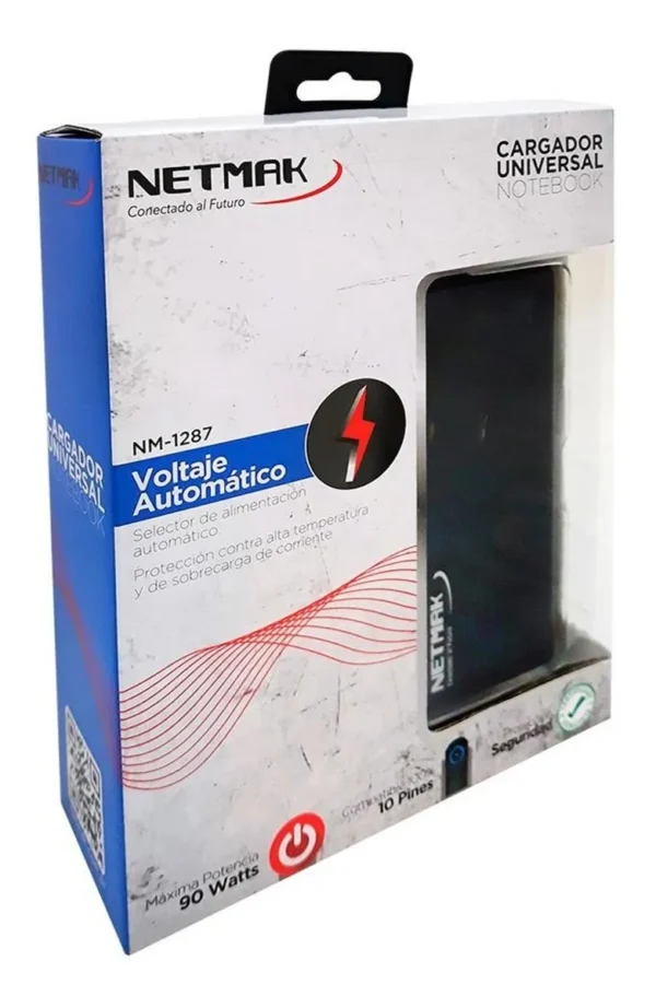 CARGADOR UNIVERSAL 10 PINES 90W NETMAK NM-1287 - Image 3