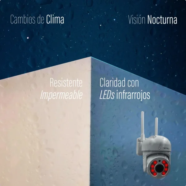 CAMARA IP WIFI FHD 1080p EXTERIOR NETMAK NM-IPCAM3 - Image 2