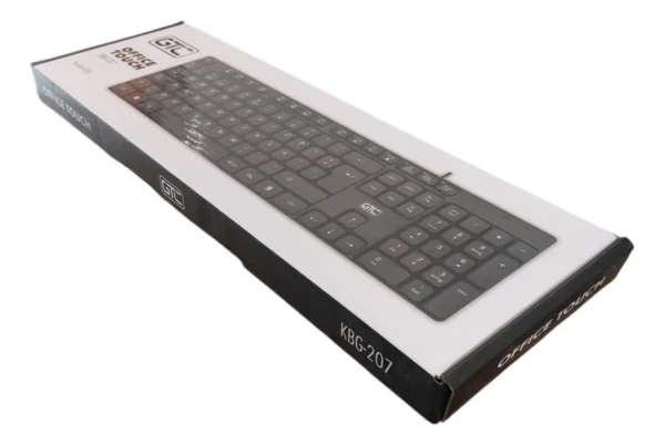 TECLADO USB OFFICE TOUCH NEGRO GTC KBG-207 - Image 2