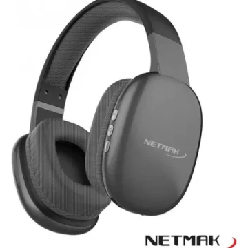AURICULAR BT VINCHA DUAL NETMAK NEGRO NM-VOLT