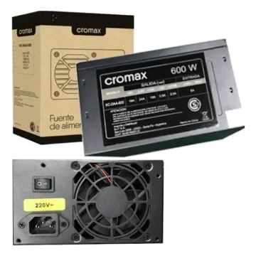 FUENTE COMUN CROMAX 600W KC-DAA-600