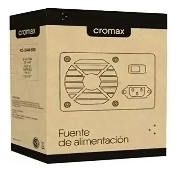 FUENTE COMUN CROMAX 600W KC-DAA-600 - Image 2