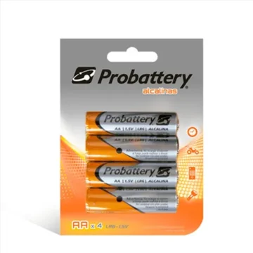 PILA AAx4 PROBATTERY 4u. ALCALINAS LR6 1.5V