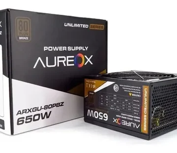 FUENTE REALES 650W AUREOX 80PLUS BRONZE ARXGU-650W