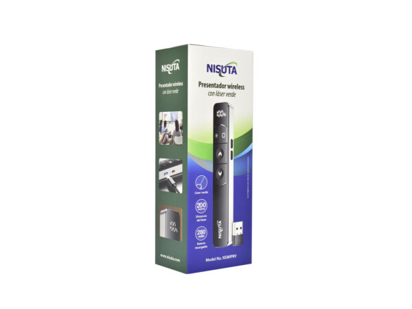 PRESENTADOR INAL LASER VERDE 200Mts NISTUA NSWIPRV - Image 3