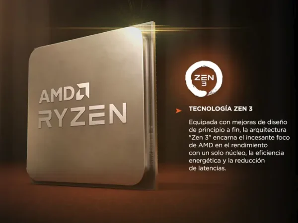 MICRO AMD RYZEN 5 5600X 4.6GHz PCIe4.0 (SIN VIDEO) - Image 2