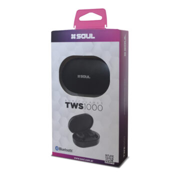 AURICULAR IN EAR BLUETOOTH TWS1000 SOUL NEGRO