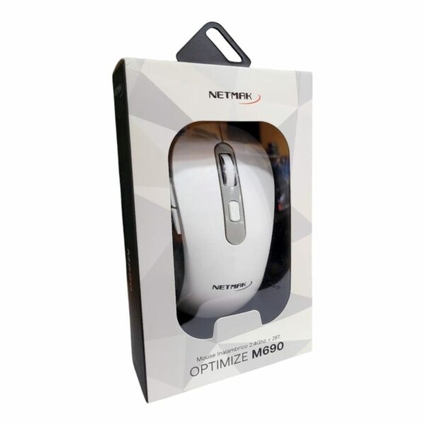 MOUSE DUAL INAL y BT NETMAK NM-M690 BLANCO 1600DPI - Image 2