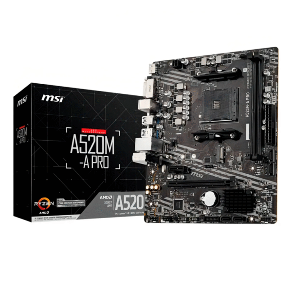 PLACA MADRE MSI A520M-A PRO RYZEN AM4