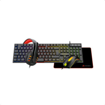COMBO GAMER 4en1 NETMAK NM-GC479 TEC+MOU+PAD+AURI