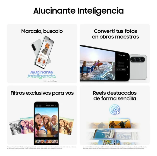 CELULAR SAMSUNG GALAXY A56 5G 8GB 256GB GRIS CLARO - Image 2