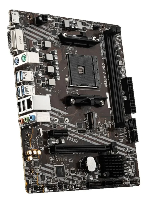PLACA MADRE MSI A520M PRO AM4 DDR4 PCIe 3.0 - Image 2