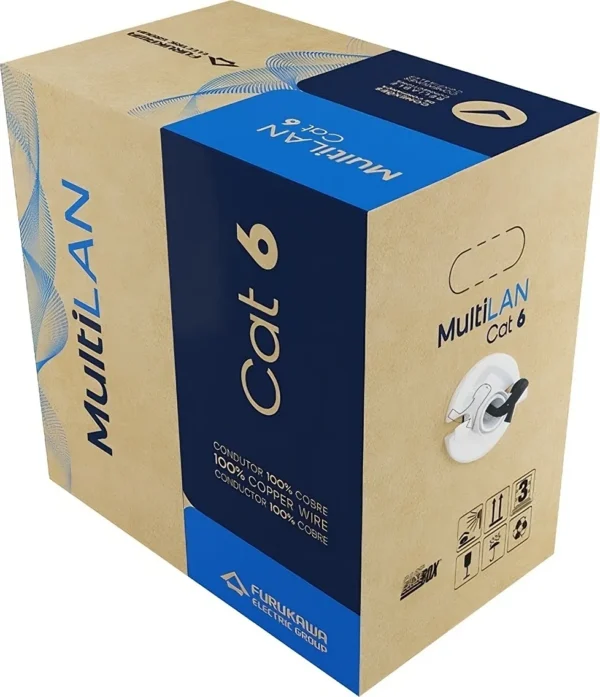 CABLE UTP CAT 6e FURUKAWA INT CAJA CERRADA 100%COB