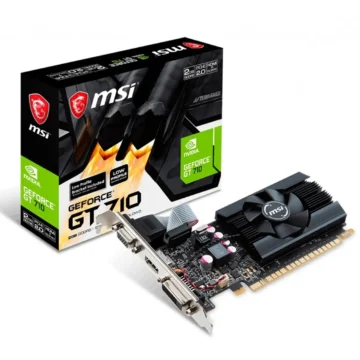 PLACA VIDEO MSI GEFORCE GT 710 2GB DDR3 PCIe 2.0