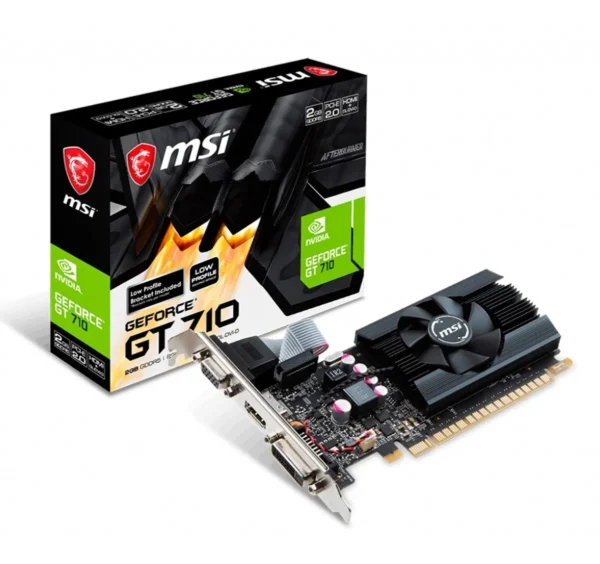 PLACA VIDEO MSI GEFORCE GT 710 2GB DDR3 PCIe 2.0