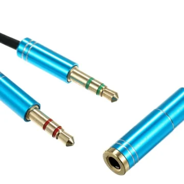 CABLE ADAPTADOR PLUG H A 2 PLUG M 3CONTACTO SKYWAY