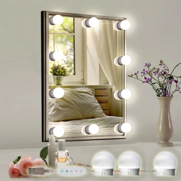TIRA LUCES LED PARA ESPEJO 3 TONOS SKYWAY GM-4058 - Image 3