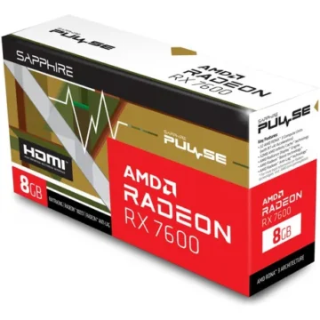 PLACA VIDEO SAPPHIRE AMD RADEON RX7600 DDR6 8G