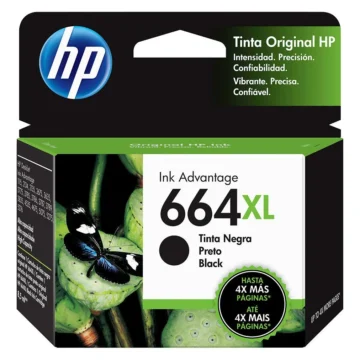 CARTUCHO O HP 664XL NEGRO 3635/4535/4675/2675 8ml