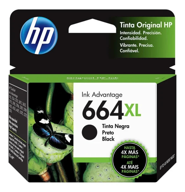 CARTUCHO O HP 664XL NEGRO 3635/4535/4675/2675 8ml