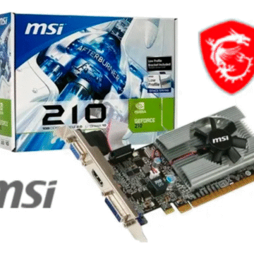 PLACA VIDEO MSI GEFORCE 210 1GB DDR3 PCIe 2.0