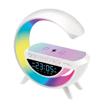 VELADOR PARLANTE 6en1 RGB CARGADOR NETMAK NM-DREAM