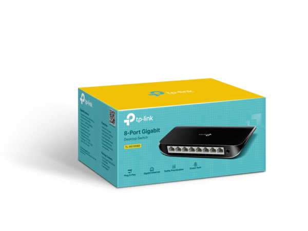 SWITCH TP-LINK TL-SG1008D 8 PUERTOS GIGABIT 1Gbp - Image 3