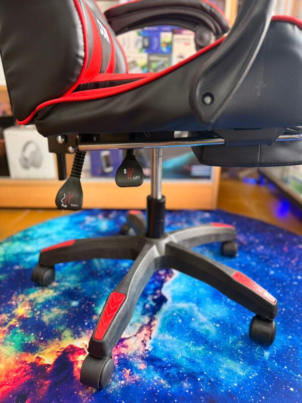 SILLA GAMER ODIN EMPOLI NEGRA y ROJA EM-G01 - Image 4