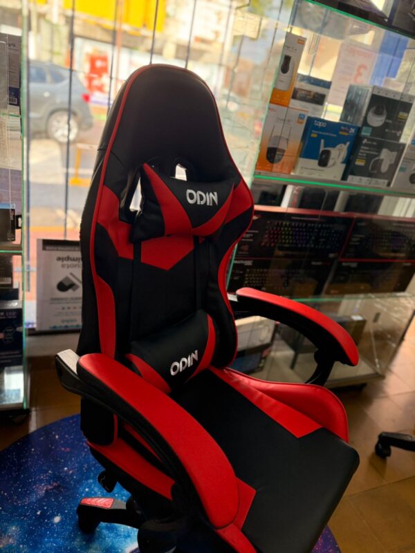 SILLA GAMER ODIN EMPOLI NEGRA y ROJA EM-G01 - Image 6