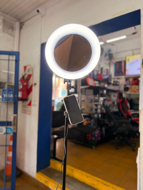 Anillo Luz Led Selfie Ring Soul 11" + Tripode 2mts - Image 2