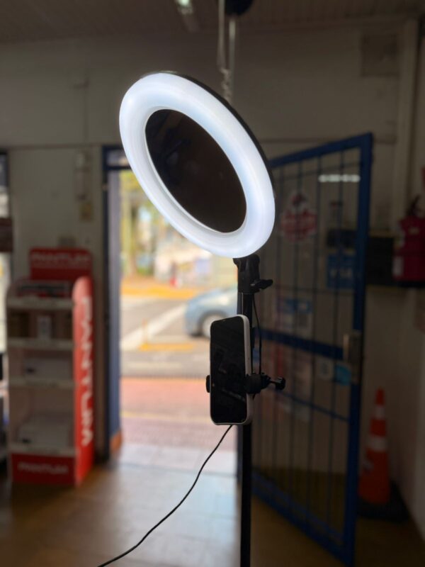Anillo Luz Led Selfie Ring Soul 11" + Tripode 2mts