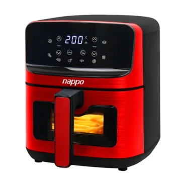 FREIDORA NAPPO DIGITAL 4.5Lts NEF-213 ROJA