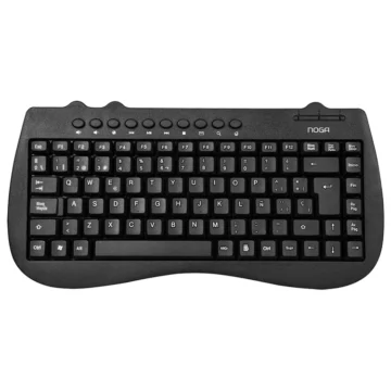 MINI TECLADO MULTIMEDIA USB NOGA NKB-78033 NEGRO