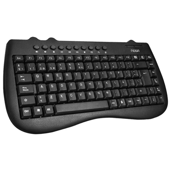 MINI TECLADO MULTIMEDIA USB NOGA NKB-78033 NEGRO - Image 2