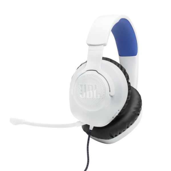 AURICULAR JBL QUANTUM 100P 3.5mm WHITE BLUE GAMER