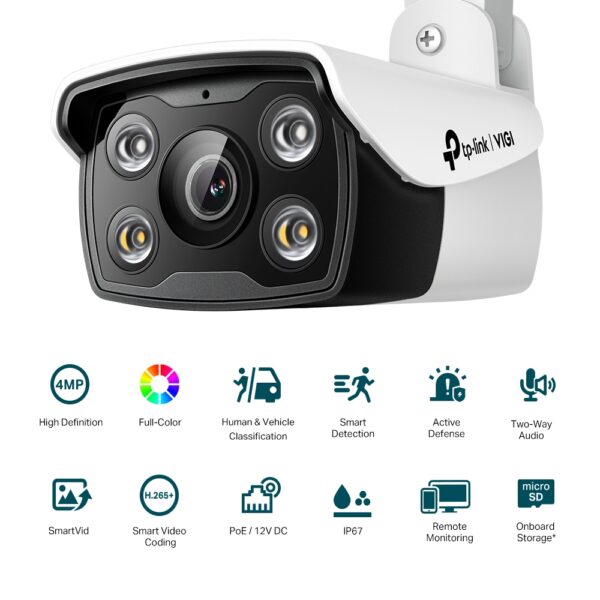 CAMARA IP TP-LINK VIGI C340 BULLET EXT 4MP 2.8mm - Image 3