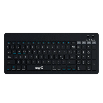 TECLADO MULTIMEDIA INA/BT NISUTA NS-KB58B NEGRO