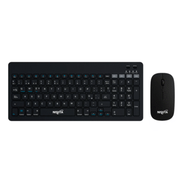 COMBO TECLADO y MOUSE INAL/BT NISUTA NSWI58COBW NE