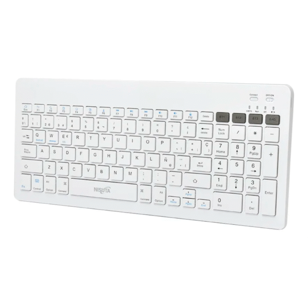 COMBO TECLADO y MOUSE INAL/BT NISUTA NSWI58COBW BLANCO - Image 2