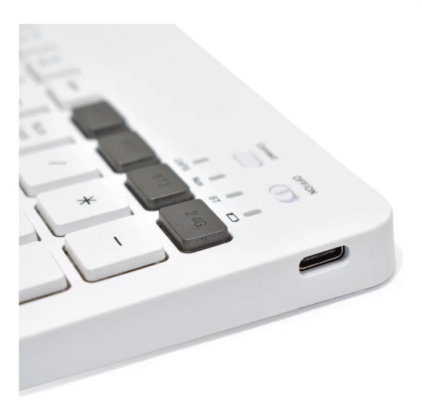 COMBO TECLADO y MOUSE INAL/BT NISUTA NSWI58COBW BLANCO - Image 3