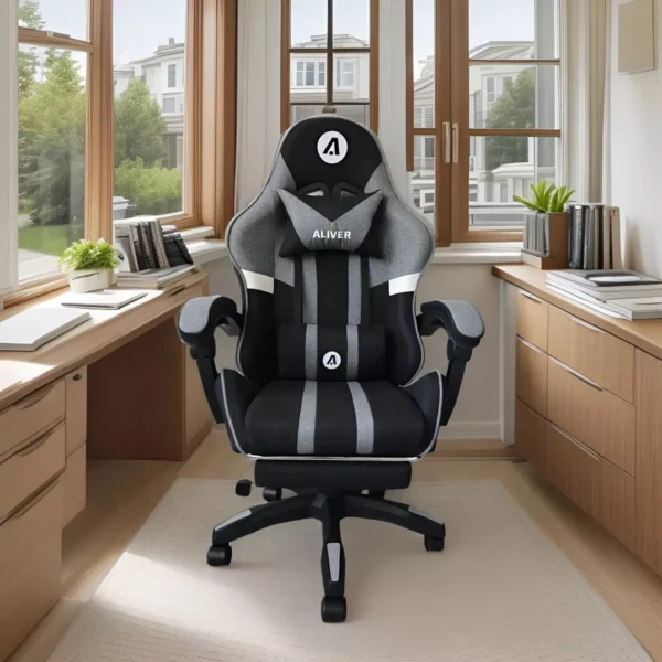 SILLA GAMER ALIVER RAPTOR PLUS GRIS AL-GC9960