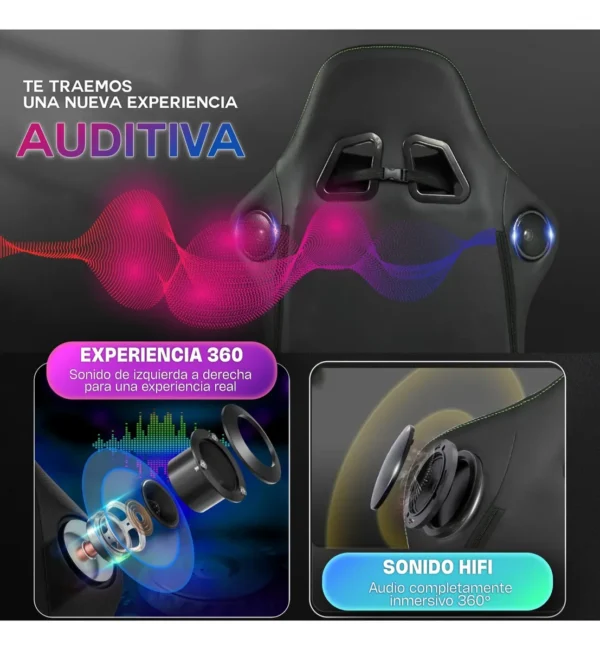 SILLA GAMER ALIVER THRONE S1 PRO NEGRO AL-GC9940 - Image 3