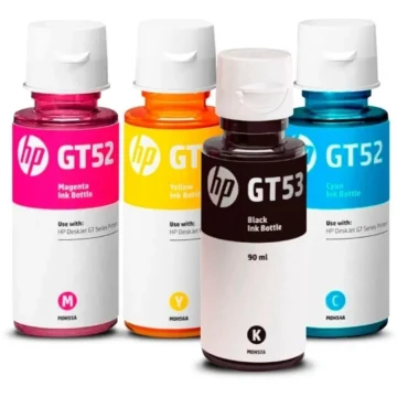 KIT DE BOTELLAS DE TINTA HP GT53/GT52 93FN4AL
