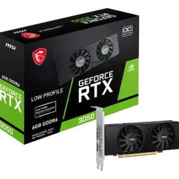 PLACA VIDEO MSI GEFORCE RTX 3050 6GB GDDR6 LP