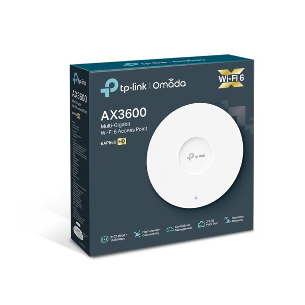 ACCES POINT TP-LINK AX3600 EAP660 HD WIFI 6 OMADA - Image 3