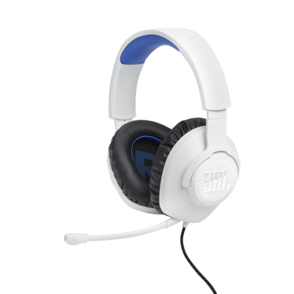 AURICULAR JBL QUANTUM 100P 3.5mm WHITE BLUE GAMER - Image 4