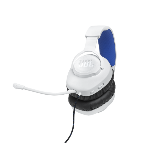 AURICULAR JBL QUANTUM 100P 3.5mm WHITE BLUE GAMER - Image 5