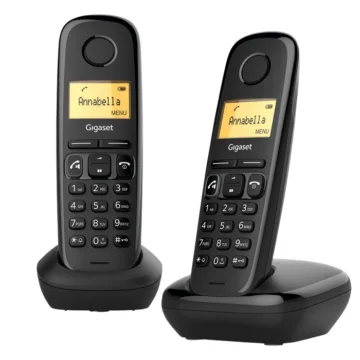 TELEFONO GIGASET INALAMBRICO DUO A270 NEGRO
