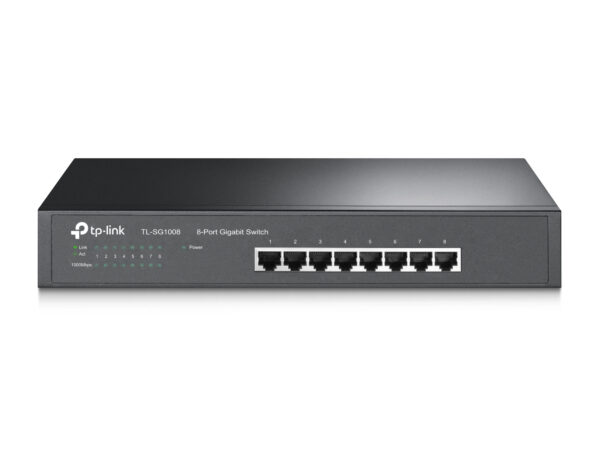 SWITCH TP-LINKK TL-SG1008 8PTOS GIGABIT RACKEABLE