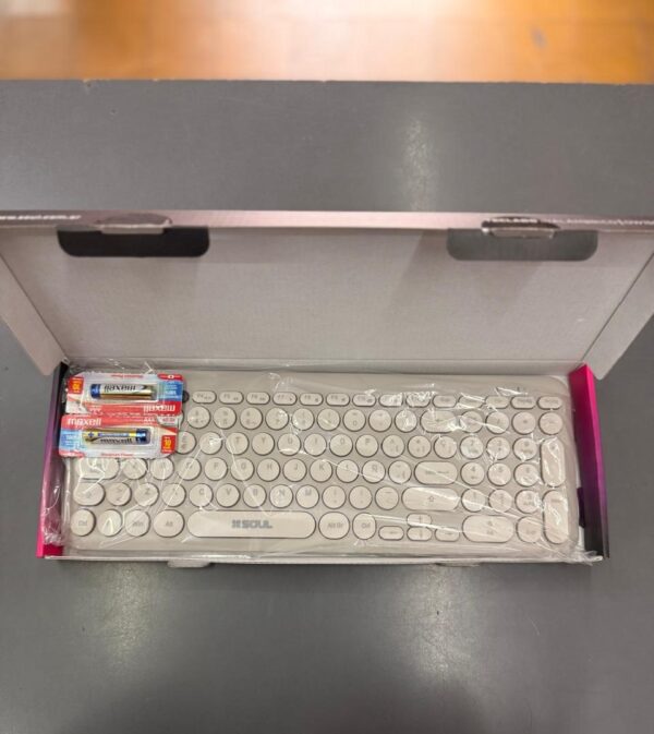 TECLADO SLIM INALMBRICO SOUL OKW150 BLANCO - Image 3